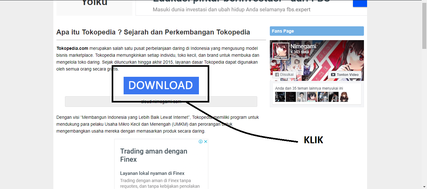 Cara Download di Nimegami